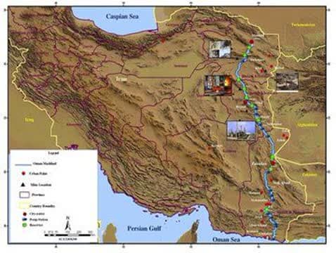 گزارش کامل طرح نمکزدایی و انتقال آب دریای عمان به مشهد به همراه شرح موانع آن
